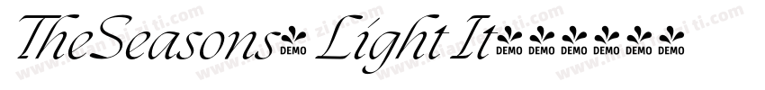TheSeasons- Light It字体转换